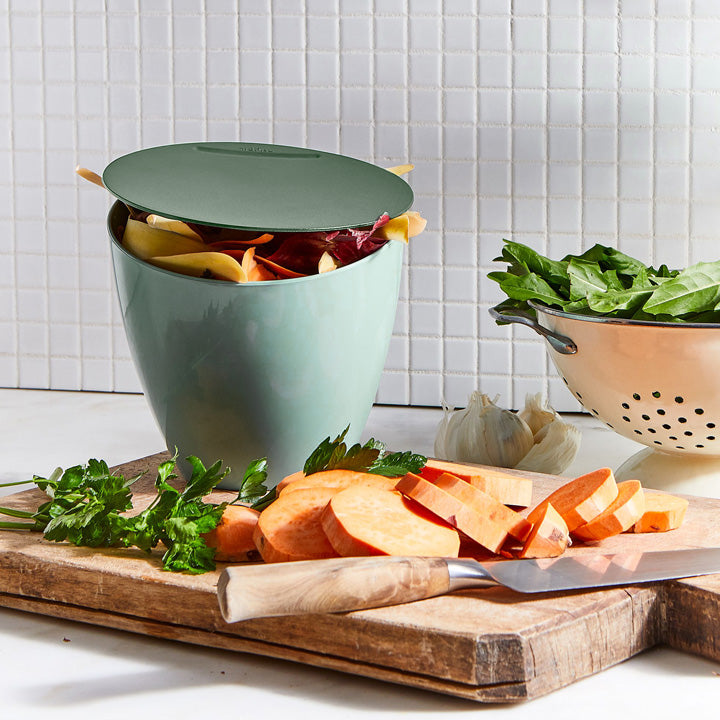 Calypso Food Waste Bin - Nordic Sage