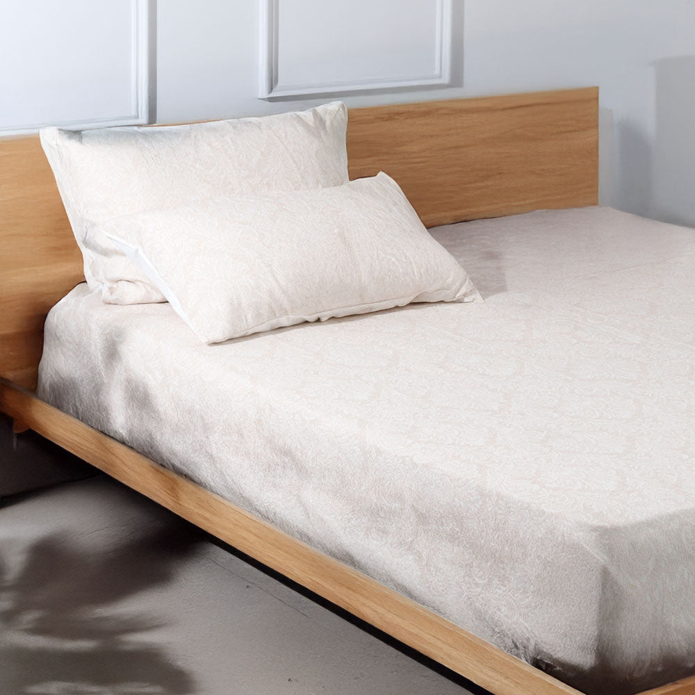 Camelia Duvet Cover and Pillow Shams Set - Greige