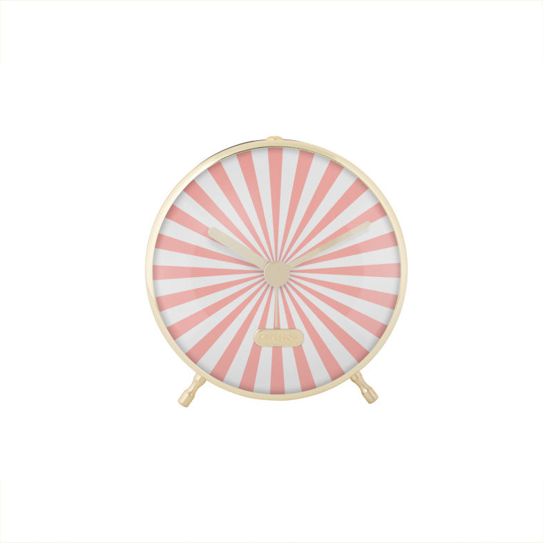 Candy Swirl Alarm Clock - Pink & White