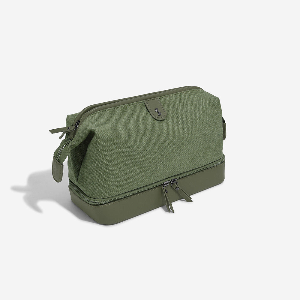 Canvas Washbag Large - Green