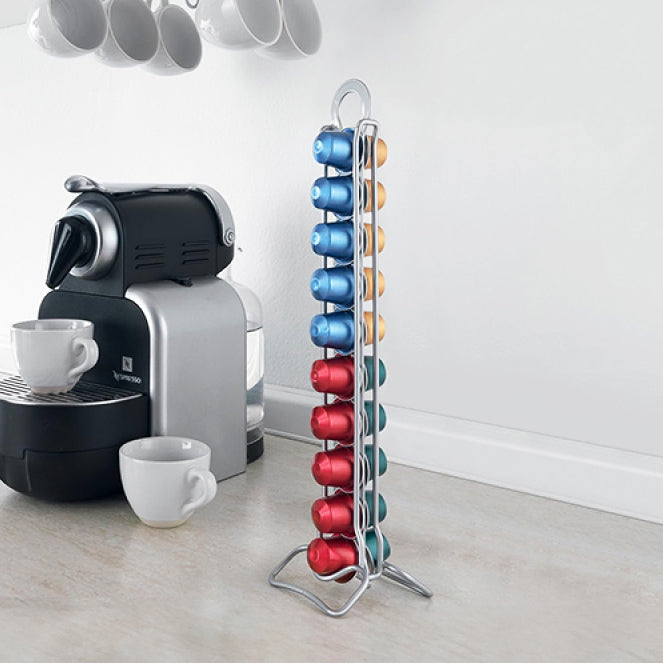 Capsulo Coffee Pods Holder - Polytherm Silver