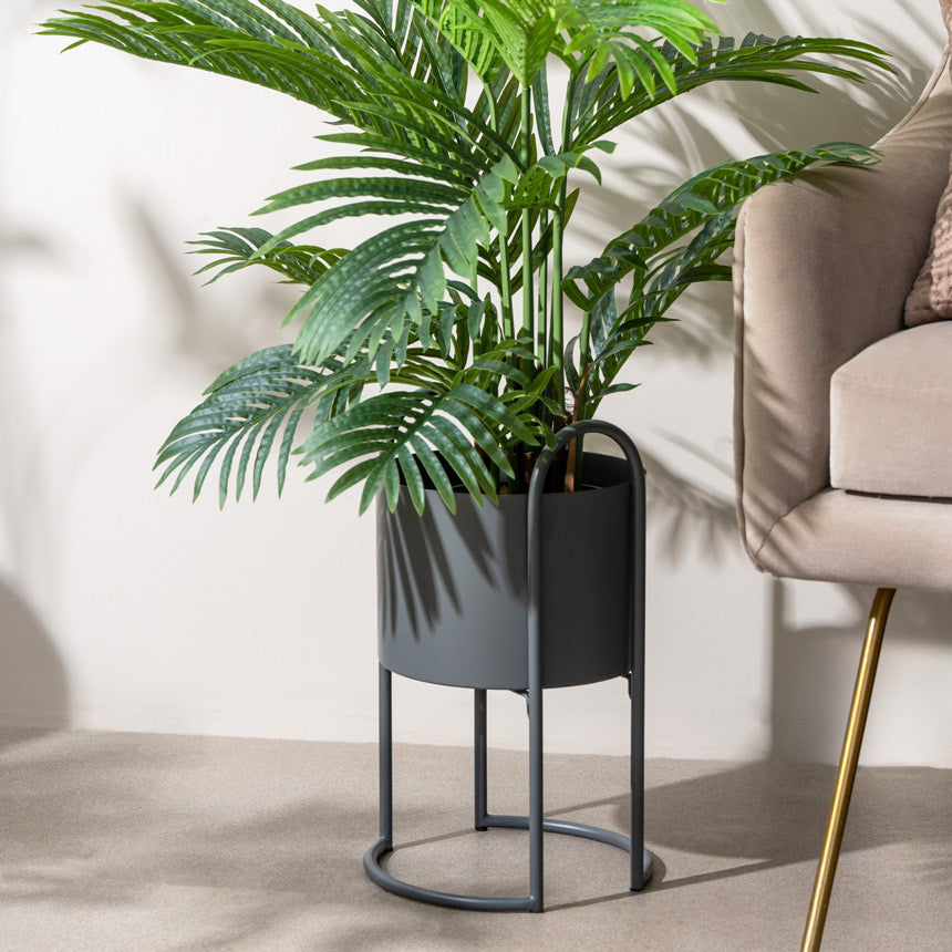 Cara Planter Short - Gunmetal