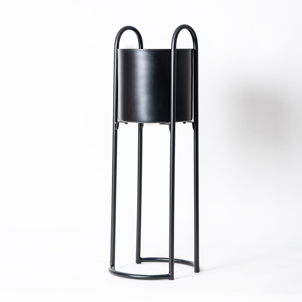 Cara Planter Tall - Black