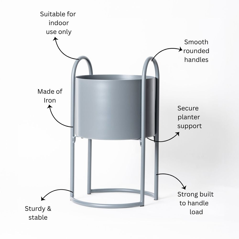 Cara Planter Short - Gunmetal