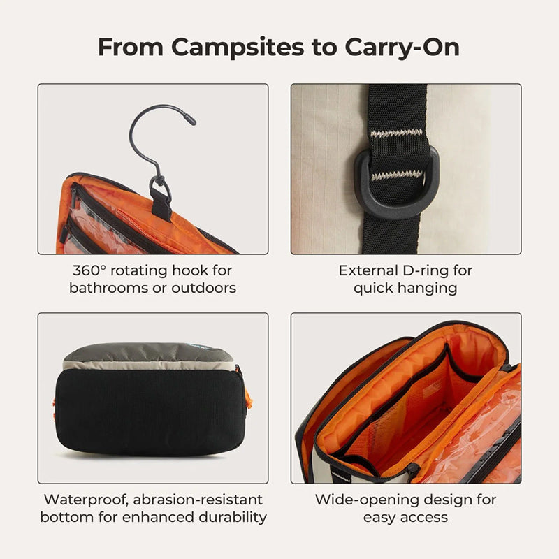 Carry-On Hanging Toiletry Bag - Peyote