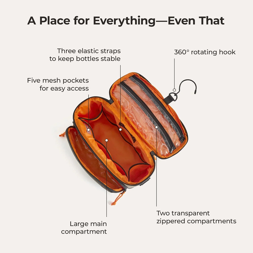 Carry-On Hanging Toiletry Bag - Peyote