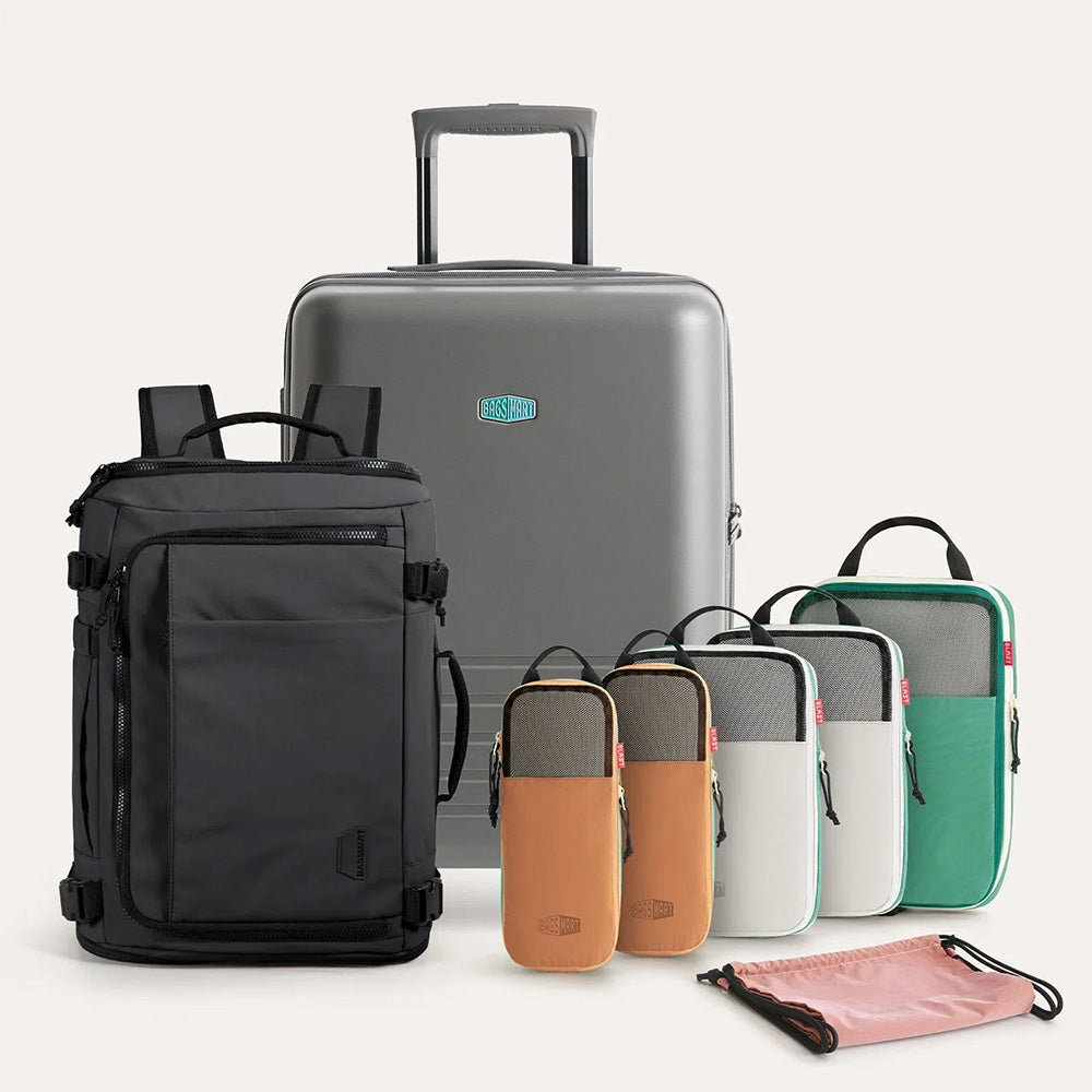 Carry-On Packing Cubes, Set of 6 - Assorted