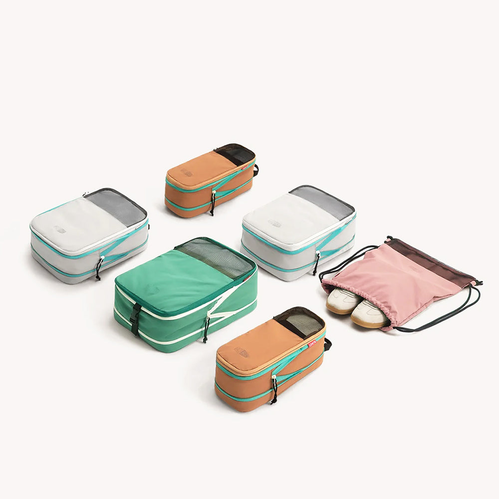 Carry-On Packing Cubes, Set of 6 - Assorted