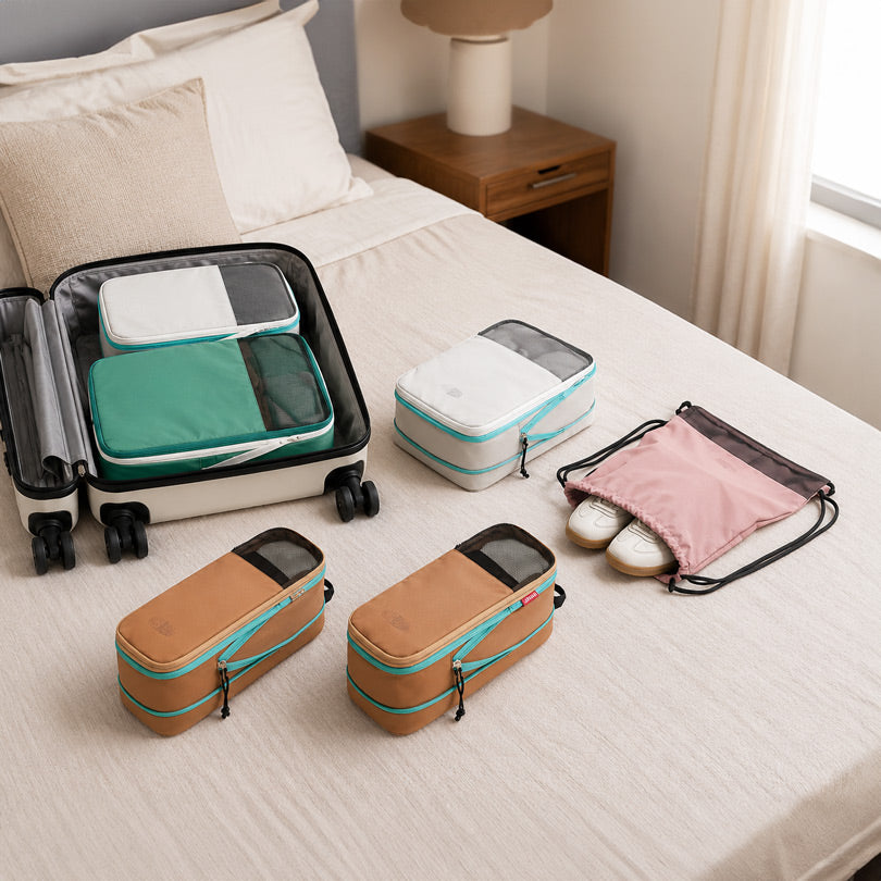 Carry-On Packing Cubes, Set of 6 - Assorted