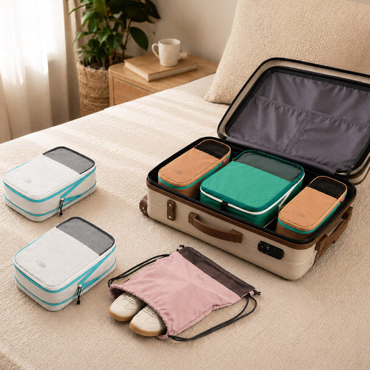 Carry-On Packing Cubes, Set of 6 - Assorted