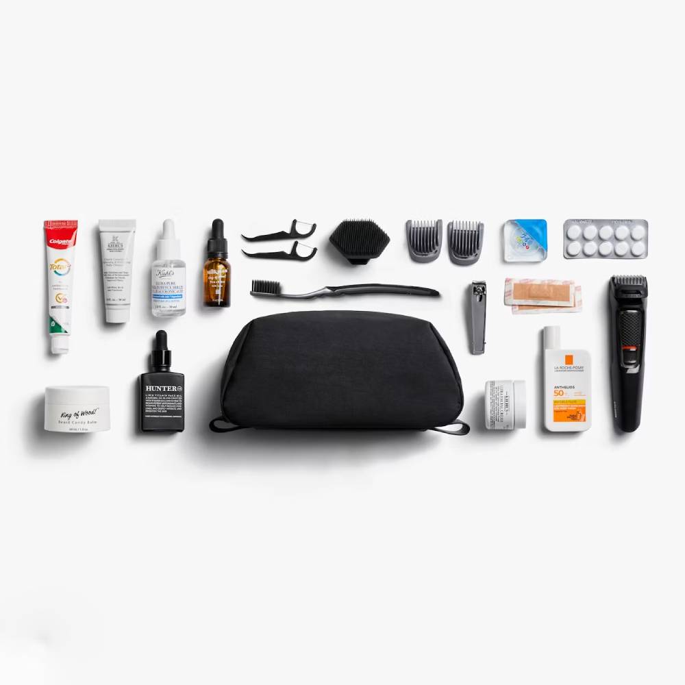 Carryology Essentials Toiletry Kit Plus - Black Ash