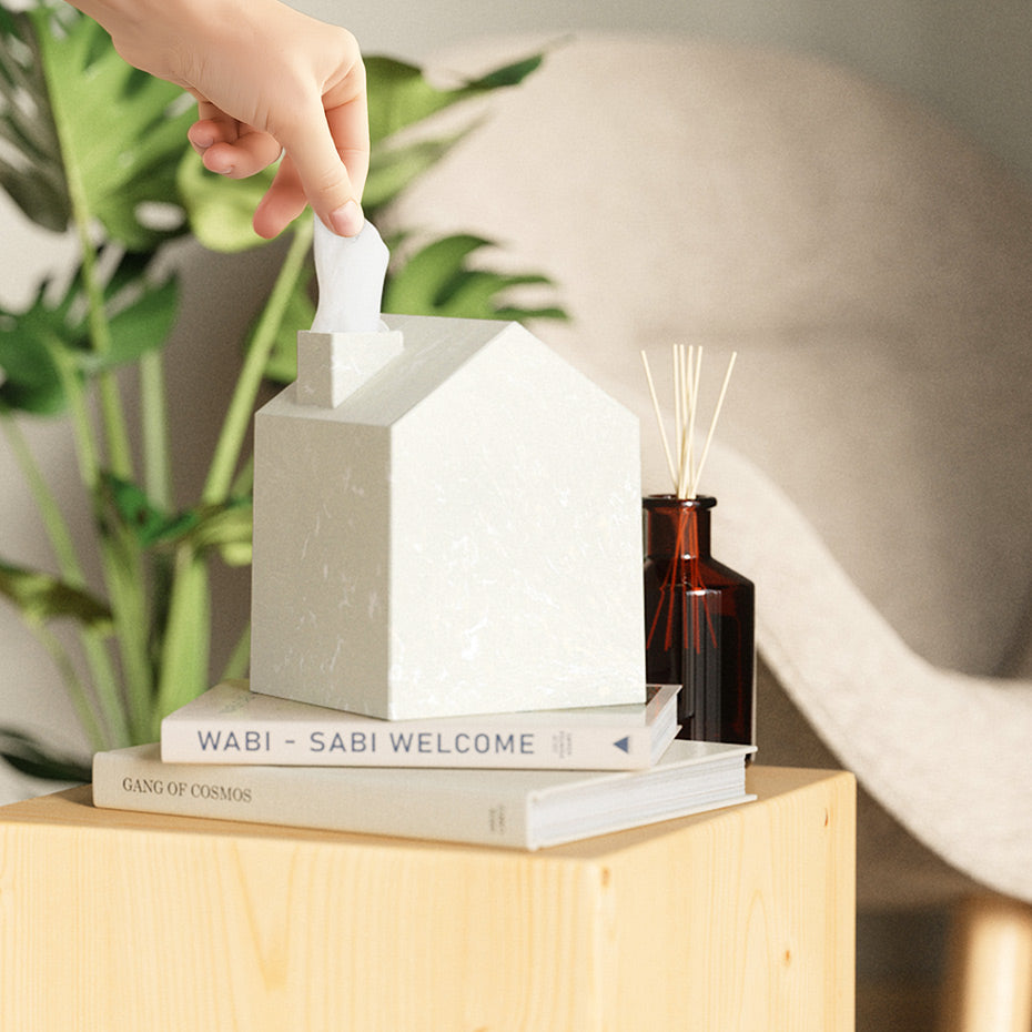 Casa Tissue Box Cover - Ocean Sand