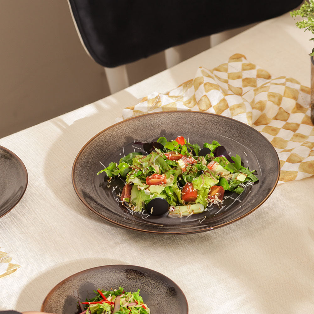 Caspian Dinner Plate - Speckled Clove