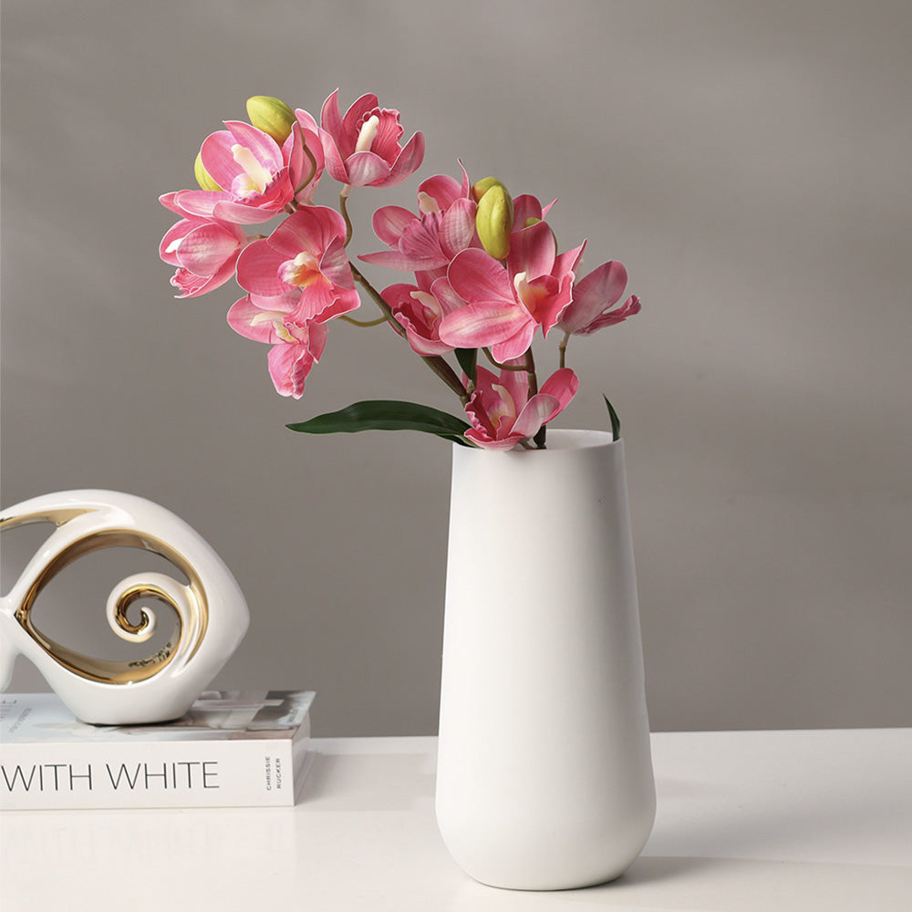 Cattleya Orchid Faux Stem - Dark Pink
