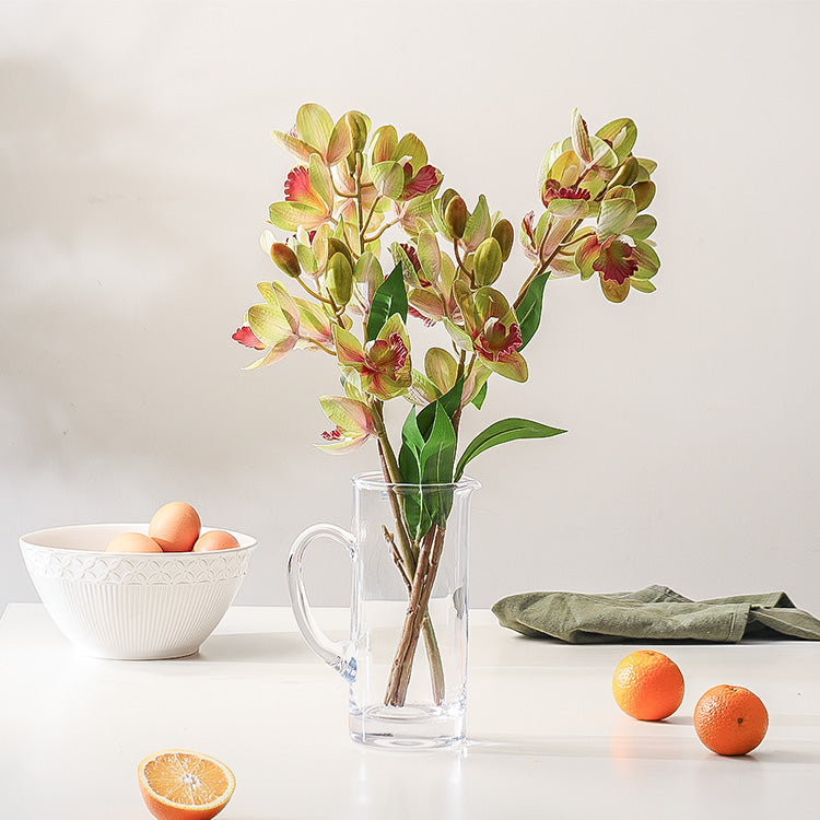 Enhabit Cattleya Orchid Faux Stem - Chartreuse