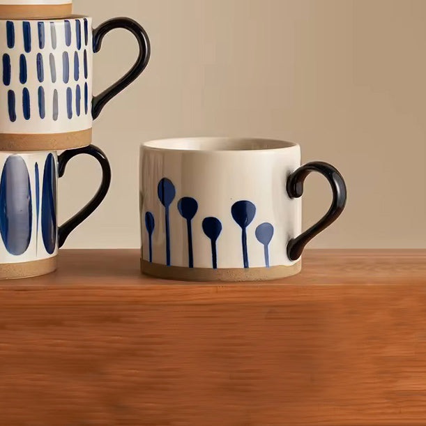 Ceramic Large Mug - Blue Balloons