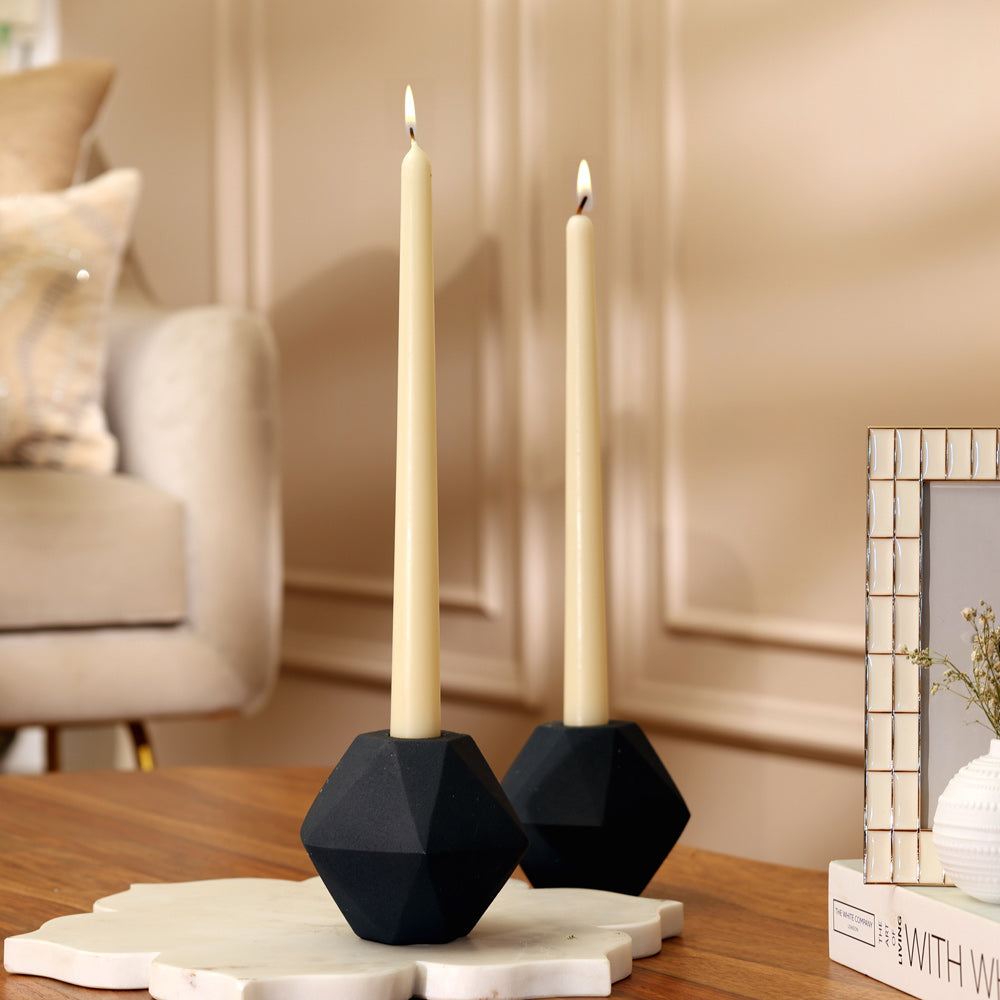 Cero Taper Candles Tall, Set of 4 - Cream