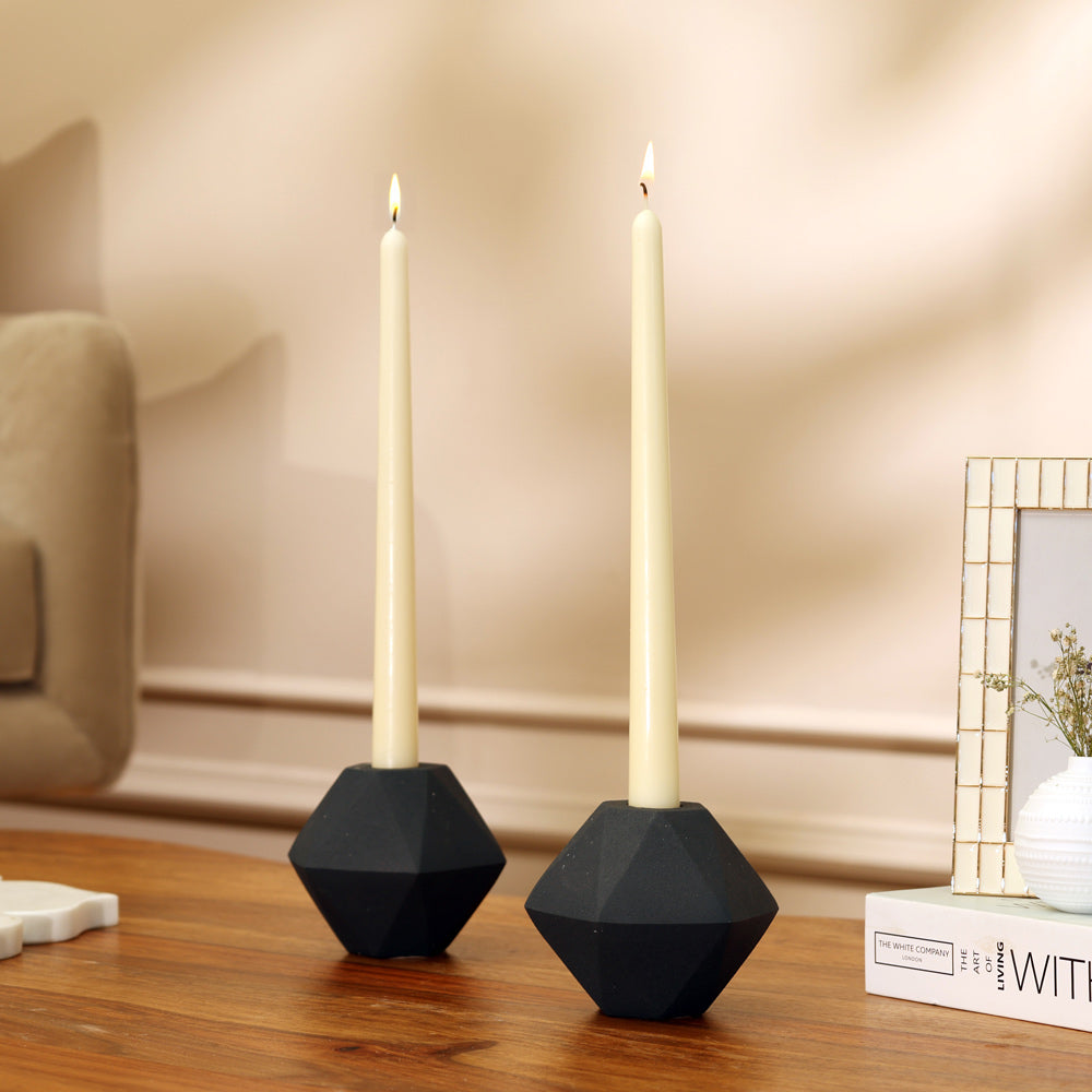 Cero Taper Candles Tall, Set of 4 - Cream