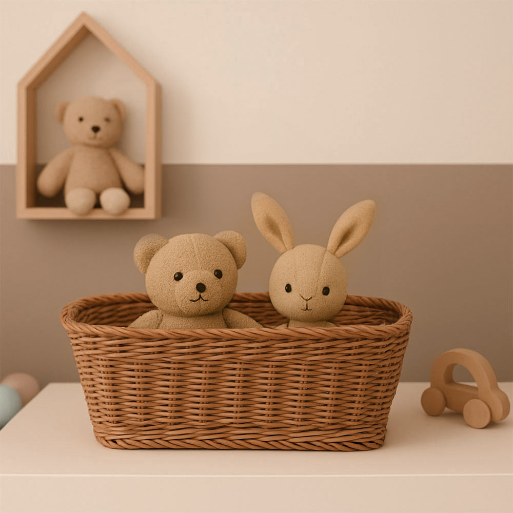 Cesta Rectangular Basket Large - Khaki