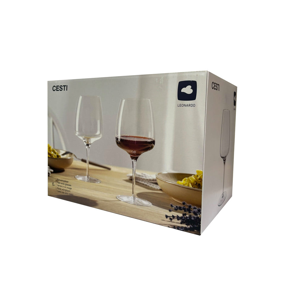 Cesti Red Wine Glasses 500ml, Set of 6