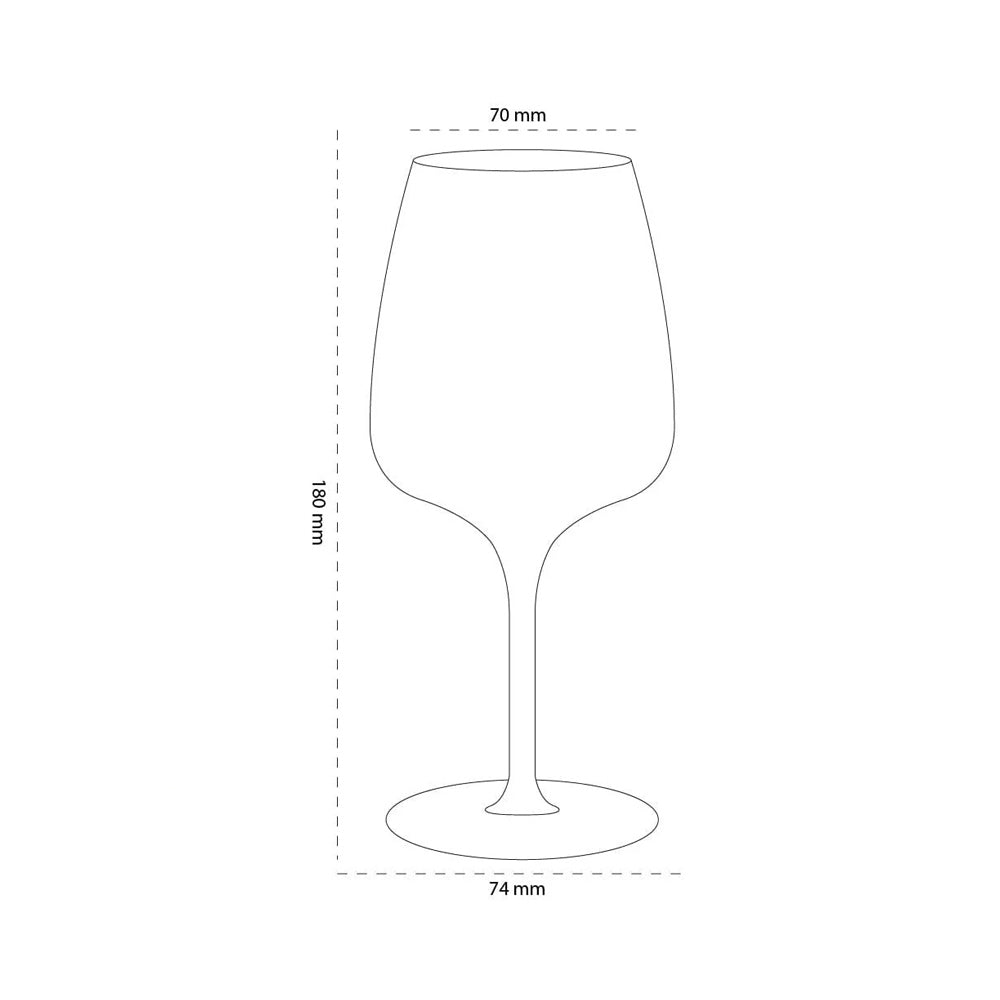 Cesti Riesling Glasses 280ml, Set of 6