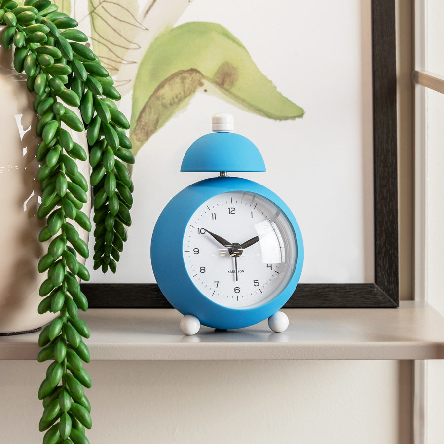 Chaplin Alarm Clock - Bright Blue