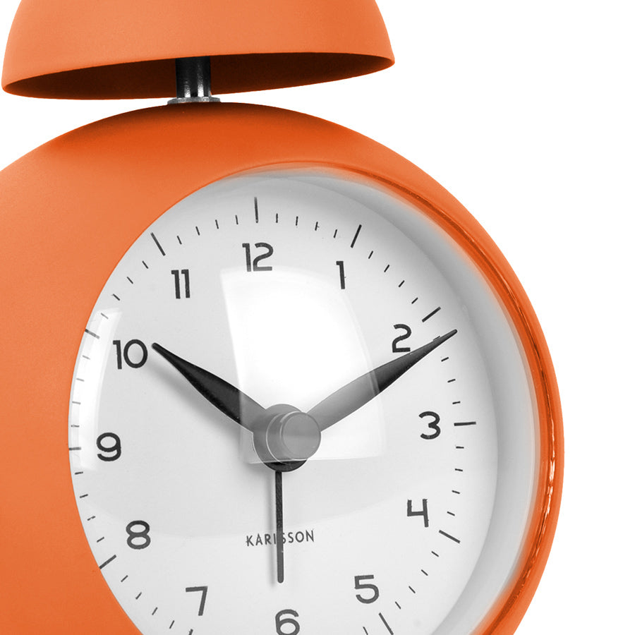 Chaplin Alarm Clock - Bright Orange