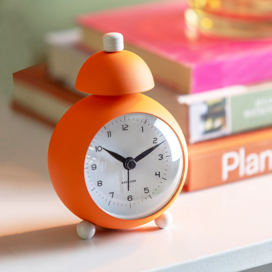 Chaplin Alarm Clock - Bright Orange