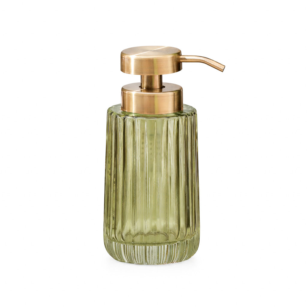 Lido Glass Soap Dispenser - Forest