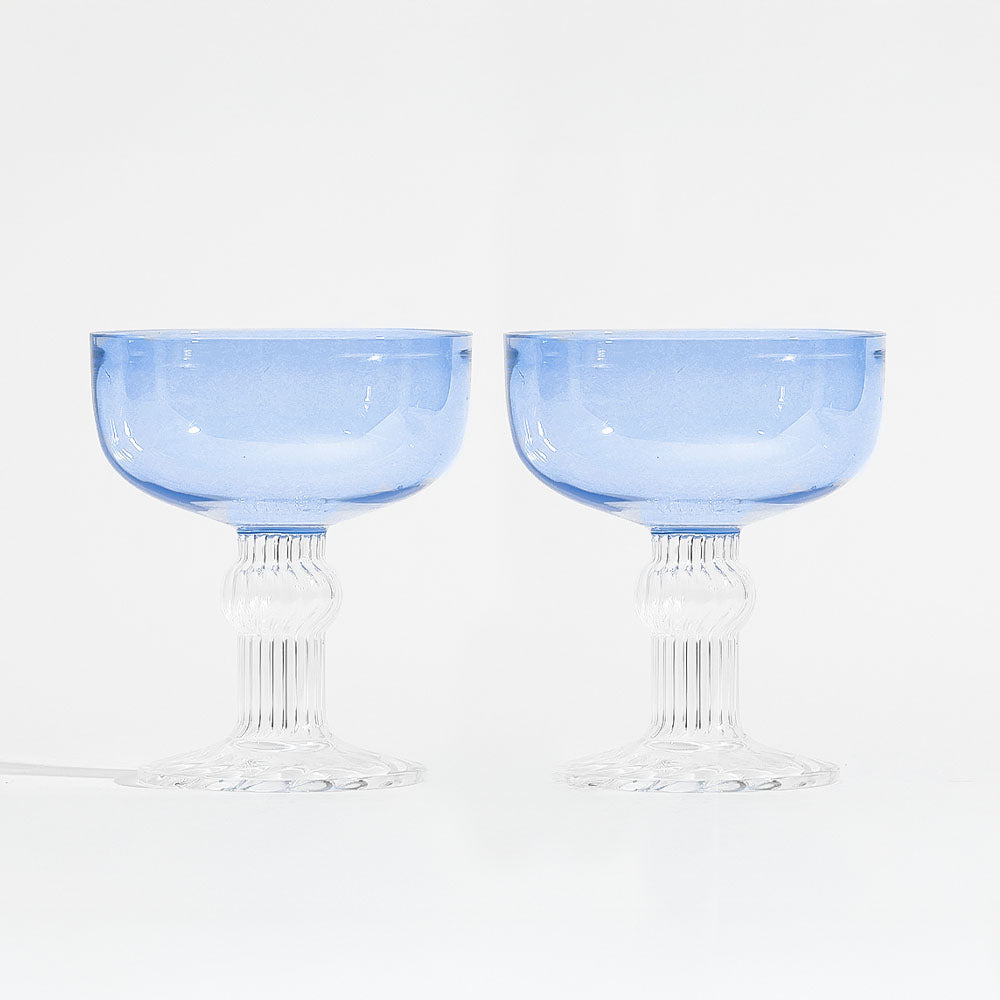 Cheri Dessert Cups, Set of 2 - Blue
