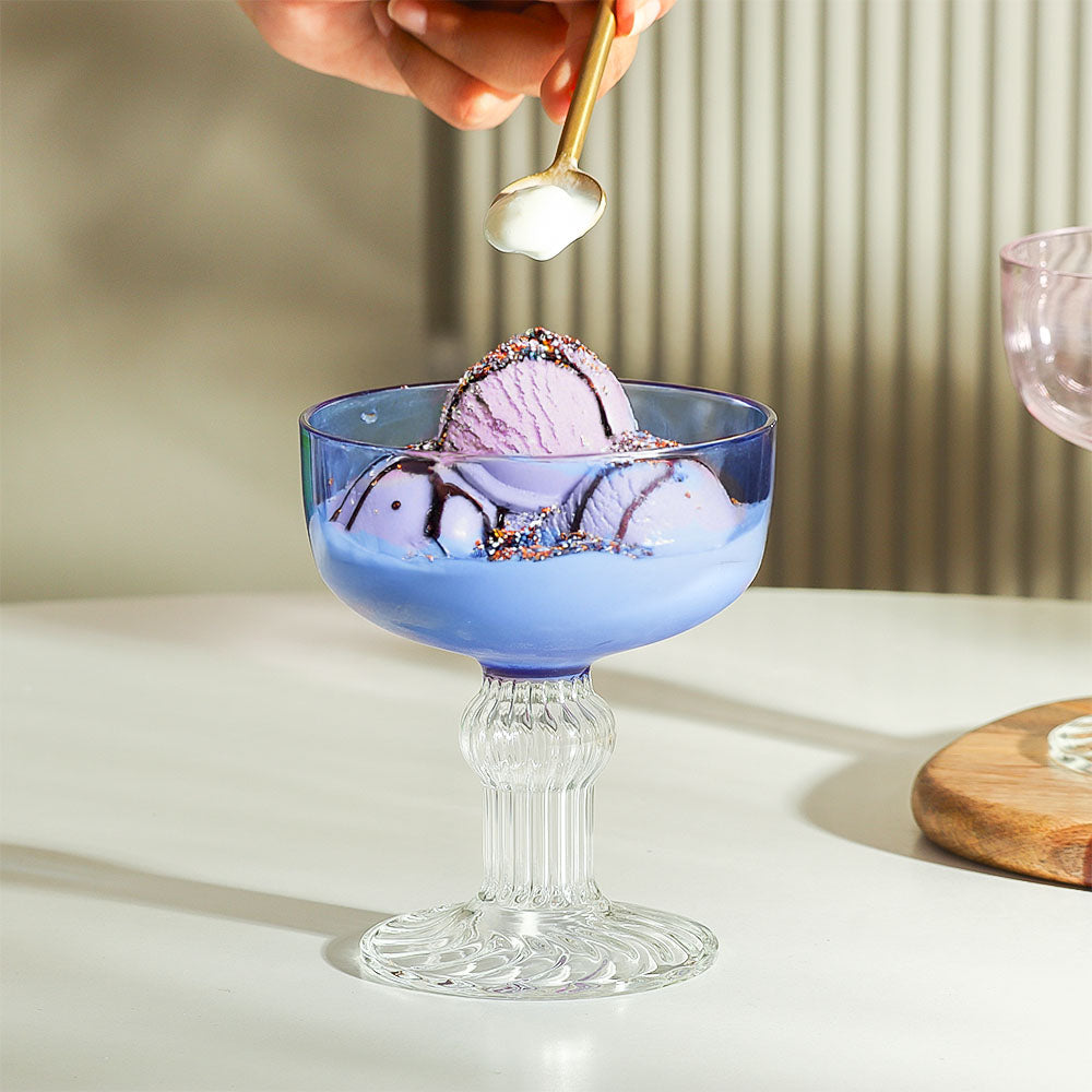 Cheri Dessert Cups, Set of 2 - Blue