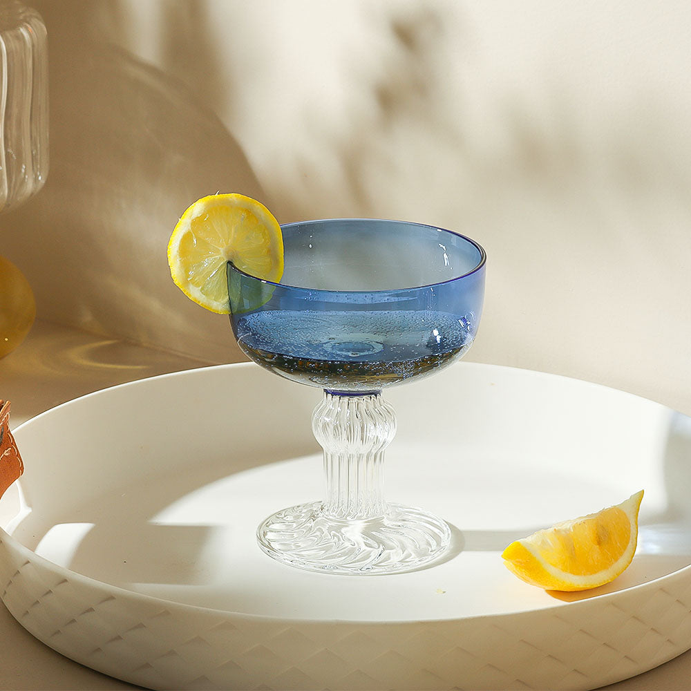 Cheri Dessert Cups, Set of 2 - Blue