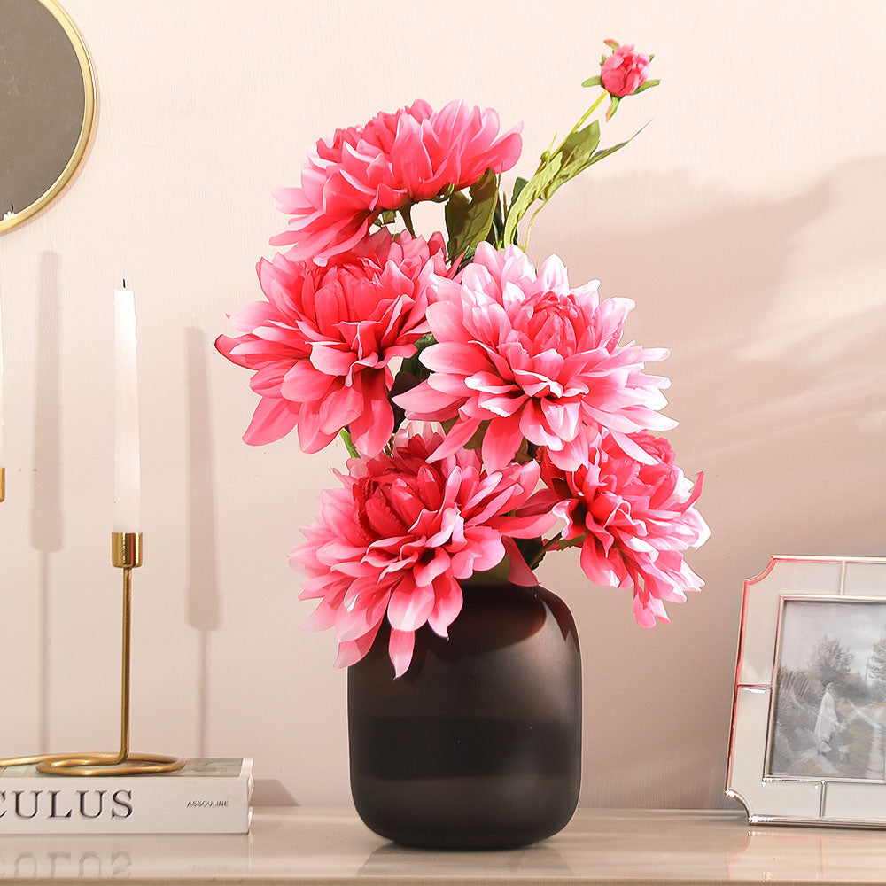 Chrysanthemums Faux Stem - Hot Pink