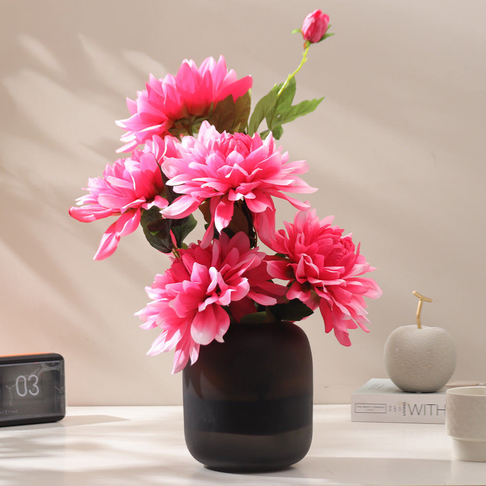 Chrysanthemums Faux Stem - Hot Pink