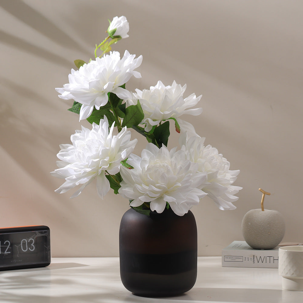 Chrysanthemums Faux Stem - White