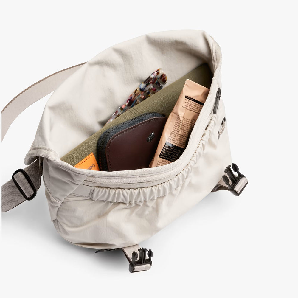 Cinch Mini Messenger Bag - Oat Beige