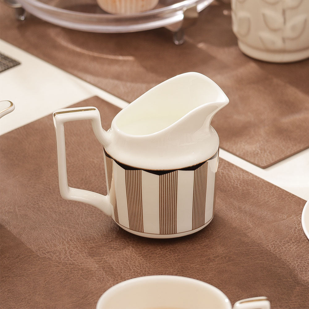 Cirque Milk Jug - White Gold