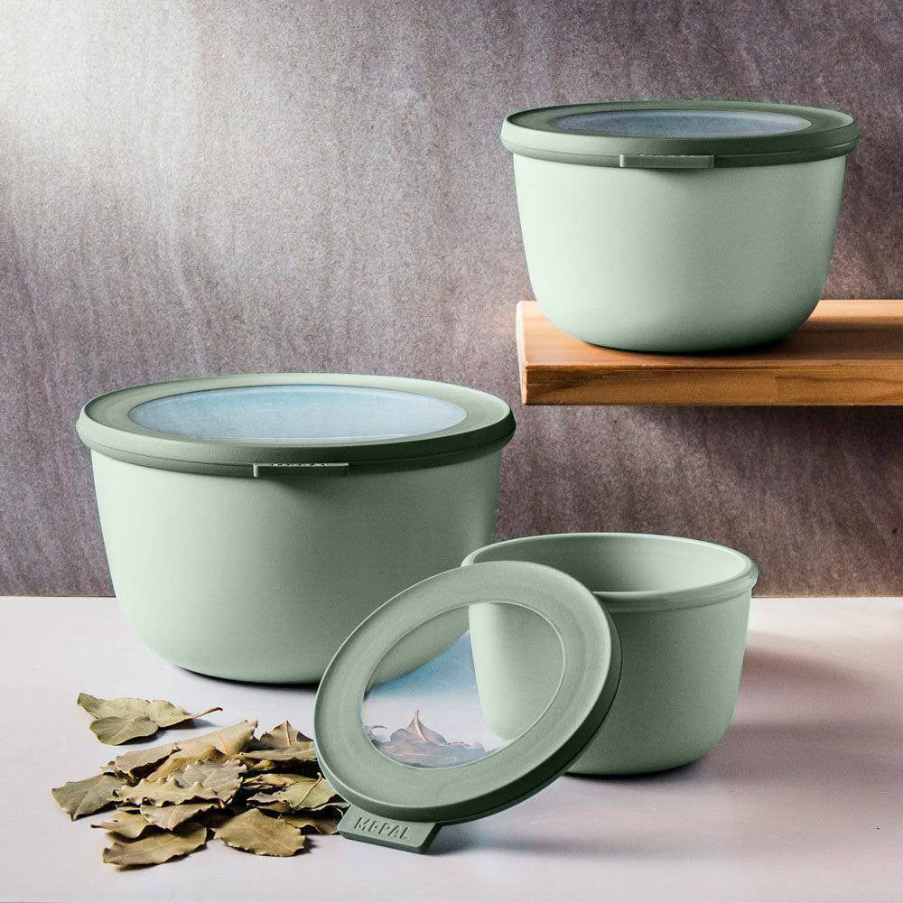 Cirqula 3-Piece Storage Set Tall - Nordic Sage