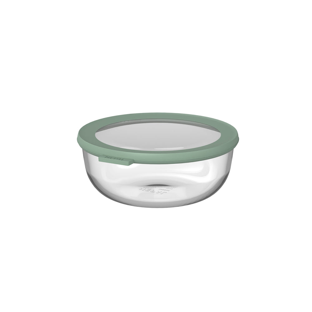 Cirqula Glass Storage Box 1250ml - Nordic Sage