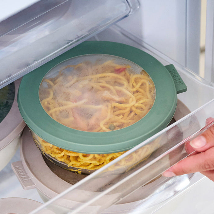 Cirqula Glass Storage Box 750ml - Nordic Sage
