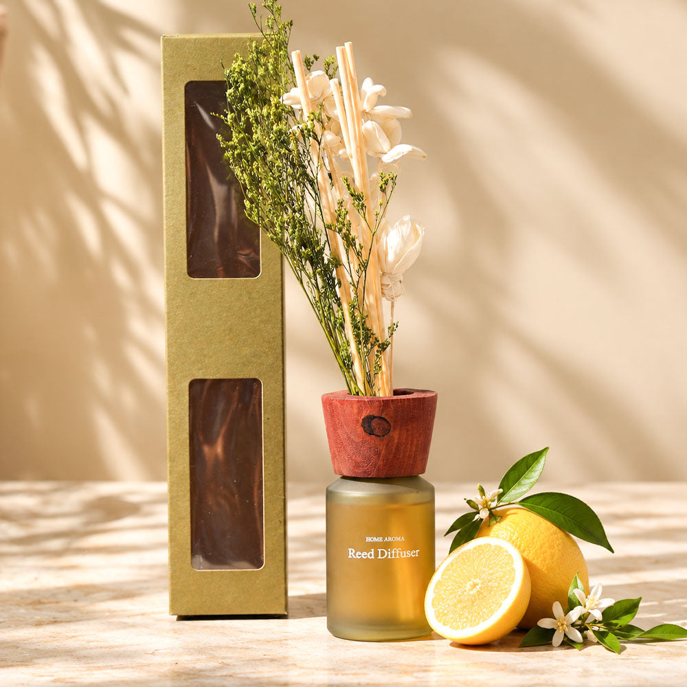 Clara Jasmine Scented Reed Diffuser - White