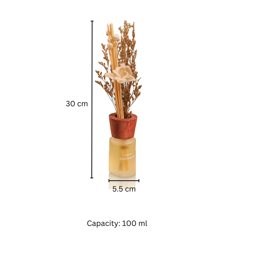 Clara Lily Scented Reed Diffuser - White