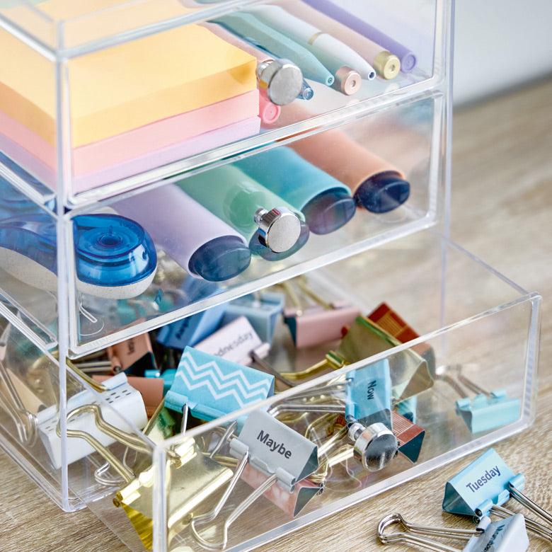 Clarity 3 Drawer Organiser