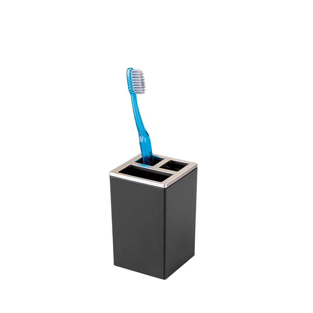 Clarity Toothbrush Tumbler - Black