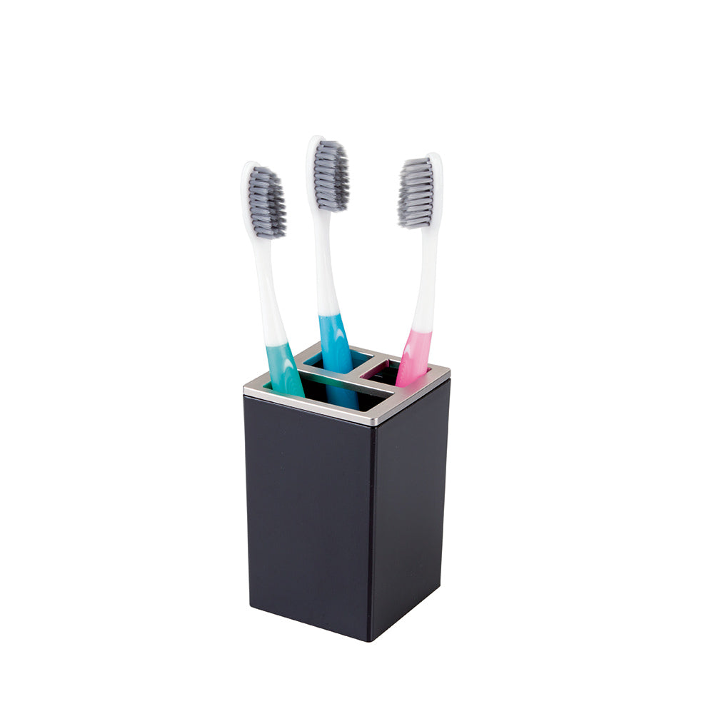 Clarity Toothbrush Tumbler - Black