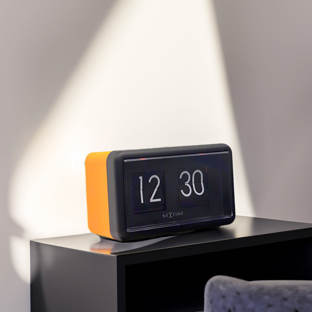 Classic Flip Clock - Orange