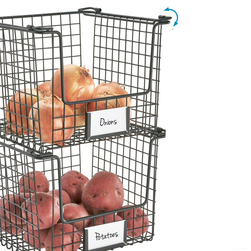 Classico Square Stackable Storage Basket