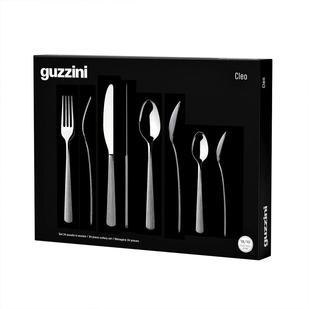 Cleo 24-Piece Cutlery Set - Stainless Steel