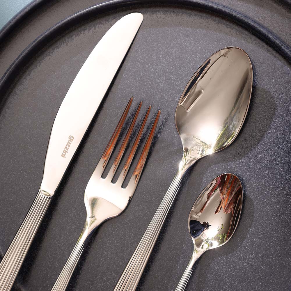 Cleo 24-Piece Cutlery Set - Stainless Steel