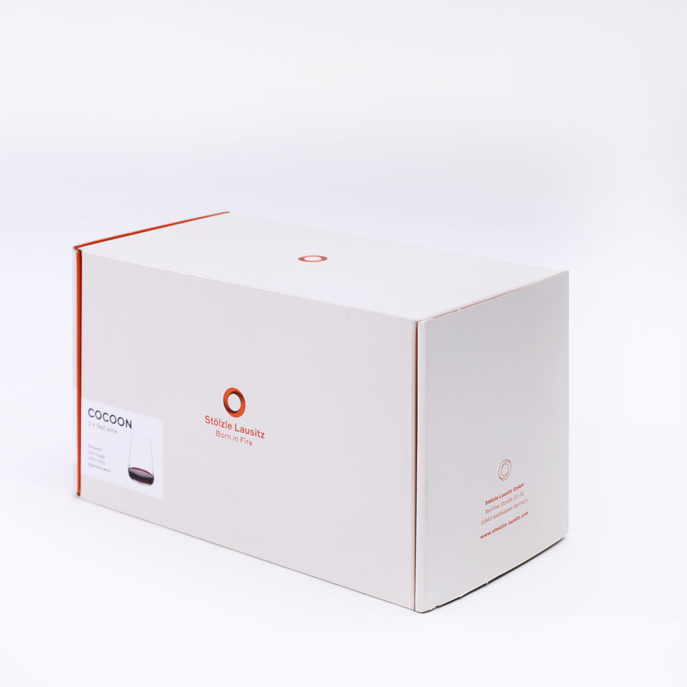 Cocoon Stemless Wine Glasses 555ml, Set of 2